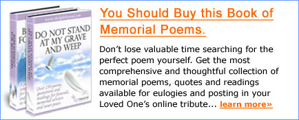 You Should Buy This Memorial Poems Book