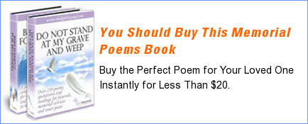 You Should Buy This Memorial Poems Book